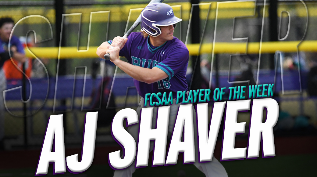 Shaver's Big Week Earns Him FCSAA Player of the Week Honors

📰>>> bit.ly/40AWH4M