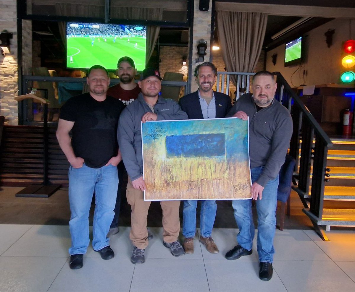 andrii_soloviov's tweet image. On April 19th, I had the honor of meeting the incredible Ryan Hendrickson @tipsofthespear42, who is working diligently with his team to demine Ukrainian land. I personally thanked him and the American veterans who help him. We agreed on several joint projects. So stay tuned!