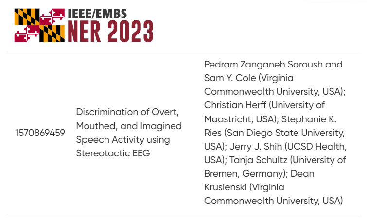 If you attending #IEEENER in Baltimore, come see our poster on Wednesday, April 26
@PedramZS <a href="/HerffC/">Christian Herff</a> <a href="/sriescornou/">Stephanie Ries</a> <a href="/UniBremenCSL/">Cognitive Systems Lab</a>