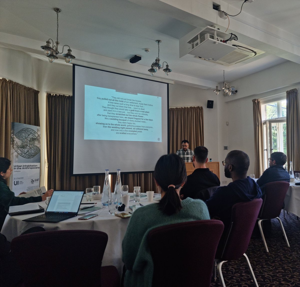 loactproject's tweet photo. followed by a great session on confronting capitalist ruins and living with precarity, with presentations by @a8junea and @SaskaPetrova1 https://t.co/QHBMq7ghTn