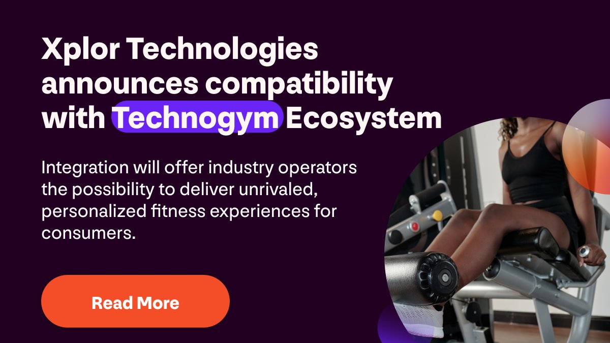 xplortech's tweet photo. Xplor Technologies announces compatibility with Technogym Ecosystem. Read more: https://t.co/BL9ZJJTye5 https://t.co/uYntV7fJka