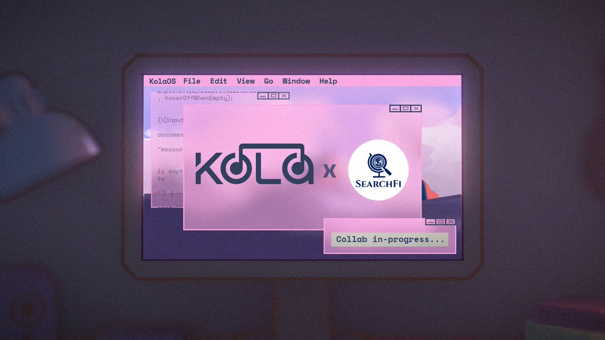 APPLE 🤝 Kola

We're giving away 2 X WL for <a href="/0xKola/">KOLA</a> 
 
To enter:
🟣Follow 
<a href="/0xKola/">KOLA</a>  &amp; <a href="/eth_apple/">ETH_APPLE🇰🇷</a> &amp; <a href="/searchfi_eth/">Searchfi</a>
🟣Like + RT
🟣Tag 3 

If you want to get more WL
alphabot.app/0xkola-lu96mu

48 H