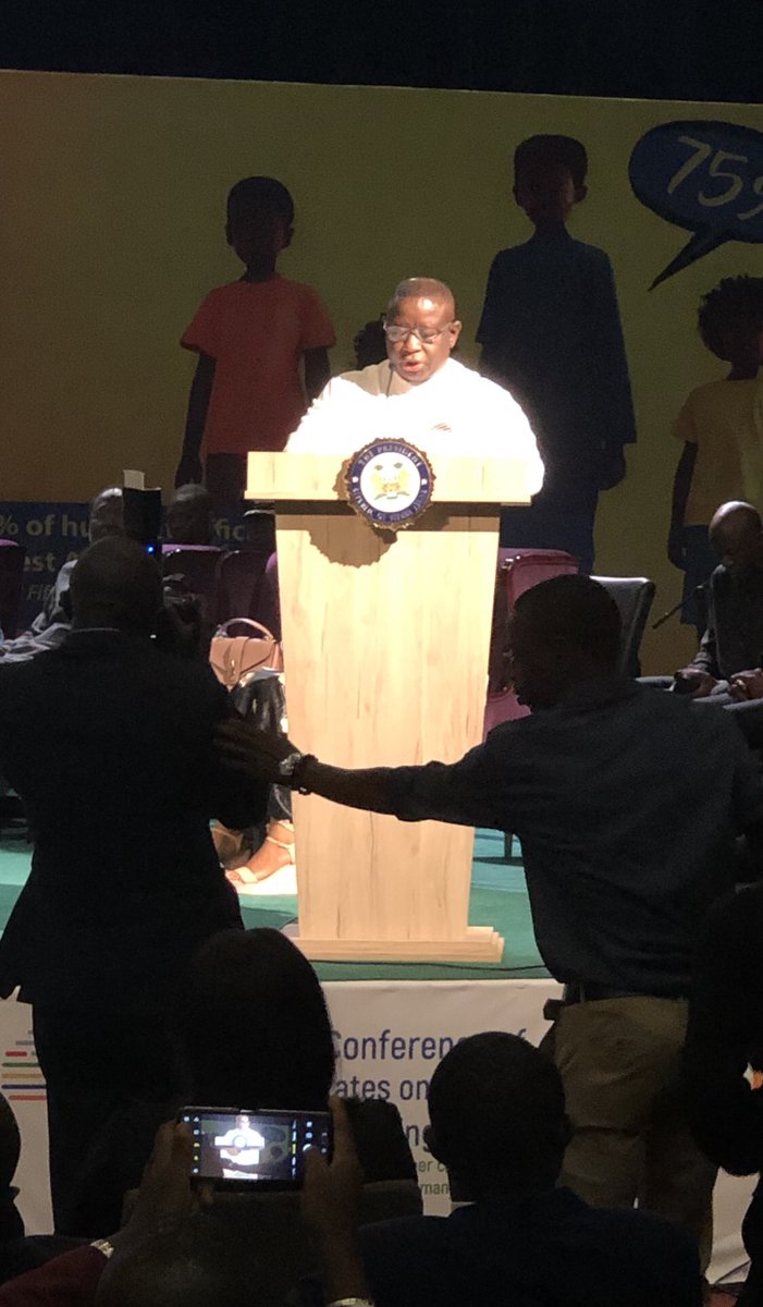 ICMPD_THB's tweet photo. 🇸🇱The distinguished speakers of the high-level opening of the Conference highlighted the need for joint actions to fight #humantrafficking 
Proud to hear the ECOWAS President H.E.  Dr. Omar Alieu Touray acknowledging @ICMPD as a close partner in their anti-trafficking initiatives https://t.co/W0mylBUD9F