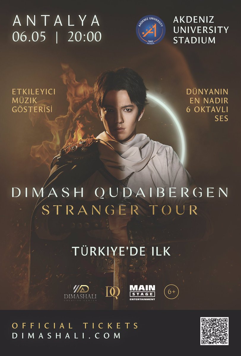 ibrahimyldrm07's tweet photo. DJ Burak Yeter, Kazak sanatçı Dimash Qudaibergen'in Antalya'daki Akdeniz Üniversitesi stadyumunda gerçekleşecek konserinde özel konuk olacak. @dimash_official @BURAKYETER https://t.co/go6wGiYGq6