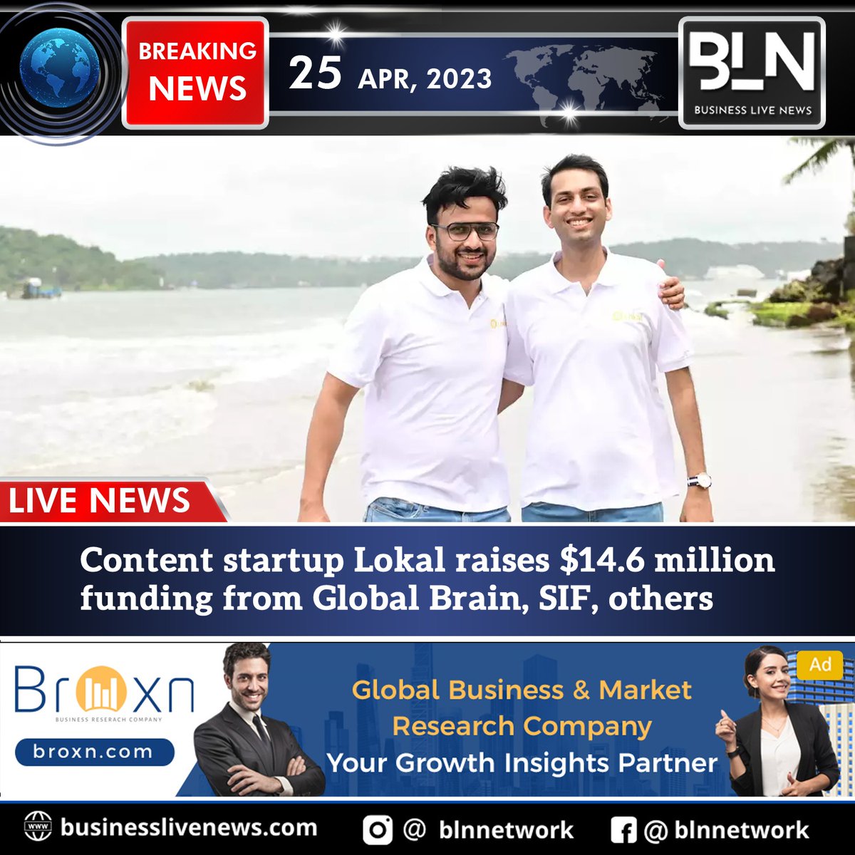 Content startup Lokal raises $14.6 million funding from Global Brain, SIF, others.....
Readmore : businesslivenews.com/.../content-st…
#bln #news #blnnetwork #businesslivenews #Content #startup #funding #GlobalBrain #markets #product #headquartered #categories #capabilities