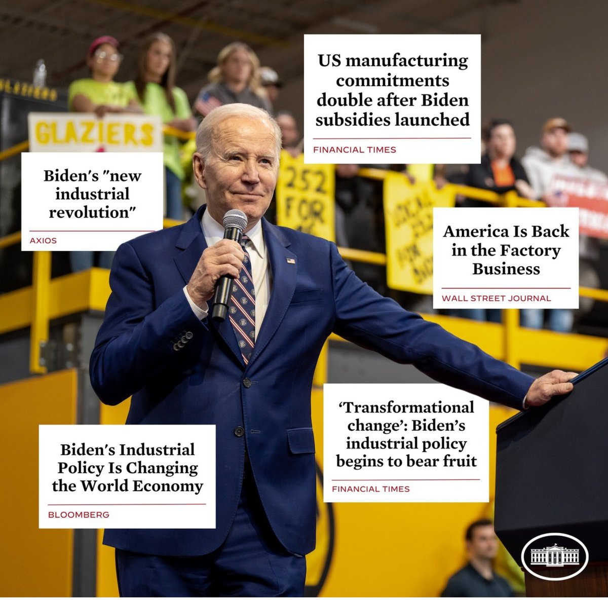 President Joe Biden passed the $1.2 trillion infrastructure package and created more jobs in two years than any other president in U.S. history.