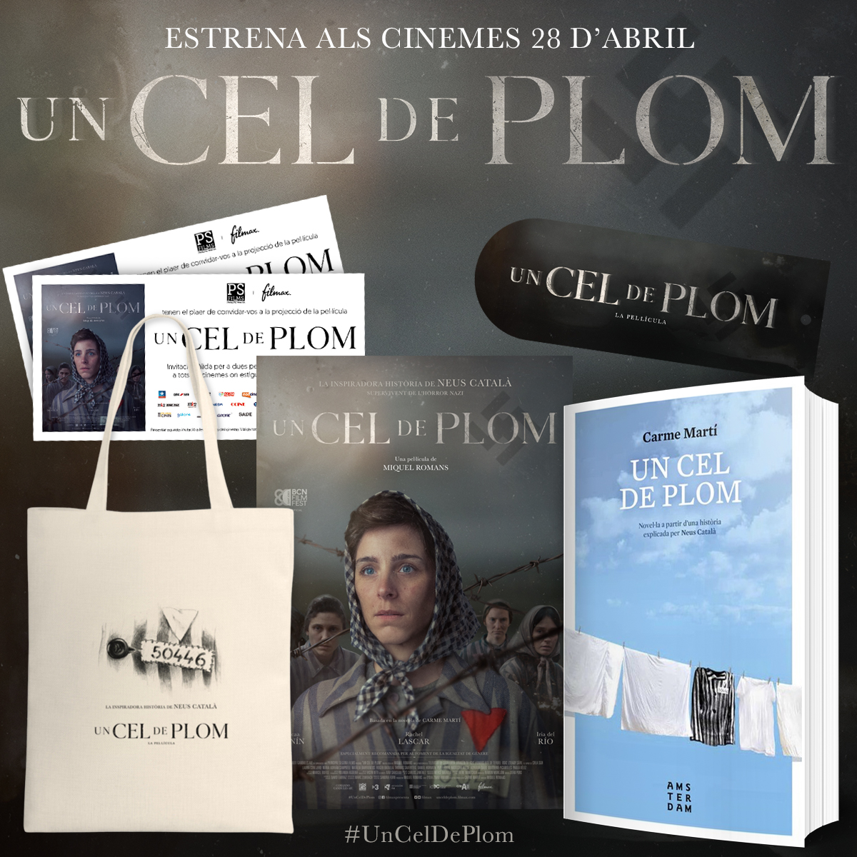 bibliotequescat's tweet photo. 🔊El Servei de #BibliotequesCat i @filmax us convidem a participar en el sorteig "Un cel de plom". Regalem: entrada doble, novel·la, punt de llibre i bossa

Com participar-hi?
1- Feu-vos seguidors
2- Clicar un "m'agrada"
3- Repiular-nos

📍28 publicarem les persones guanyadores! https://t.co/pIJmBmAWeR