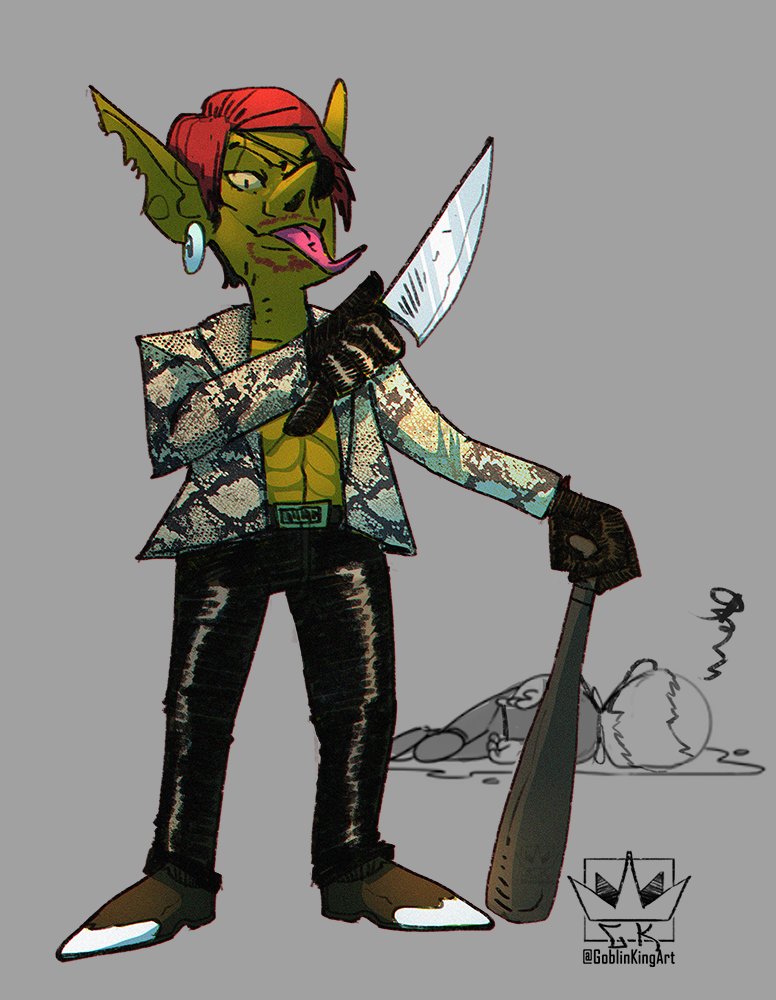 and a Goblin Majima commission! 👀#yakuza #goblins