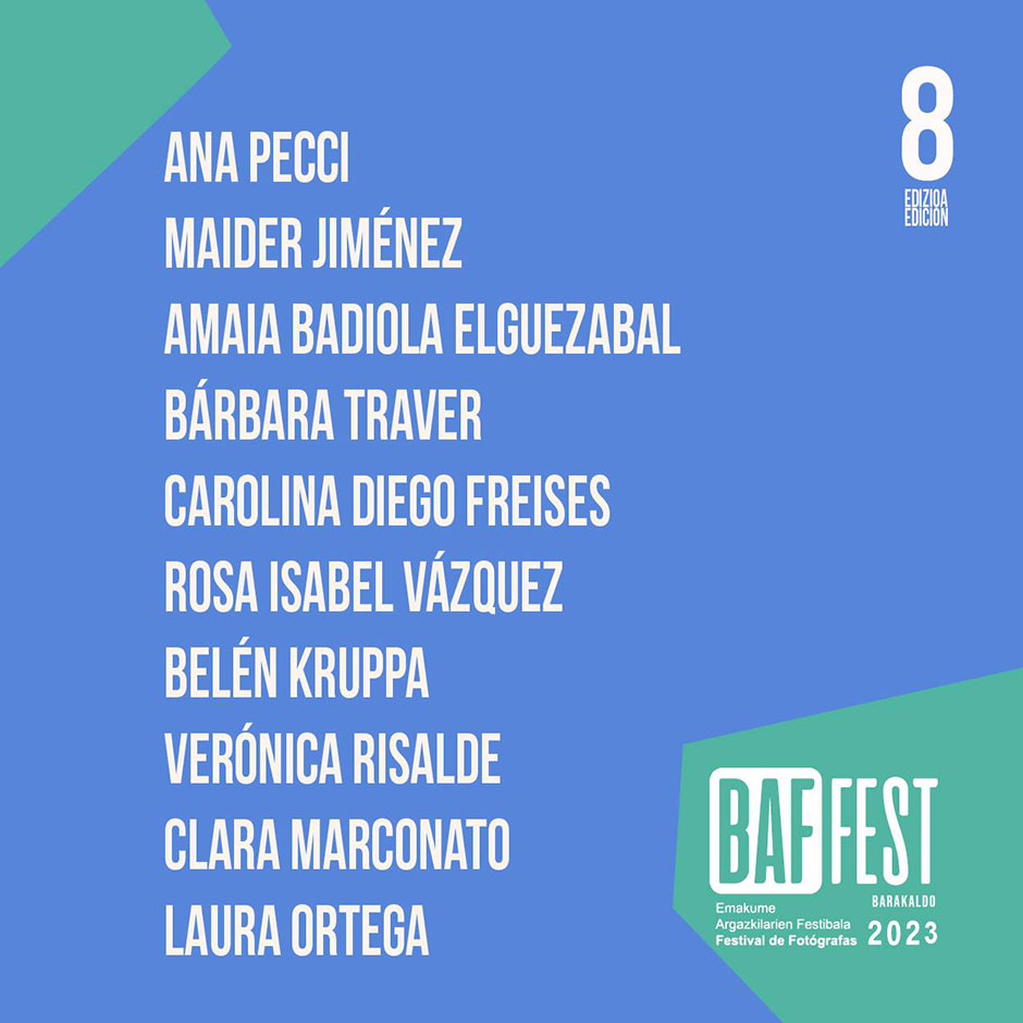 efti_fotografia's tweet photo. 🤩ORGULLO DE #FAMILIAEFTI 🙌
¡11 de las 30 fotógrafas seleccionadas para participar en los visionados @baffest_eus 2023 son #antiguasalumnasefti!
¡Quédate con sus nombres!
▶ https://t.co/qGkesJTWqJ
@fotopop_prods #alumnasefti #baffest #modosdemirar #mujeresfotografas https://t.co/CR8klbkN37