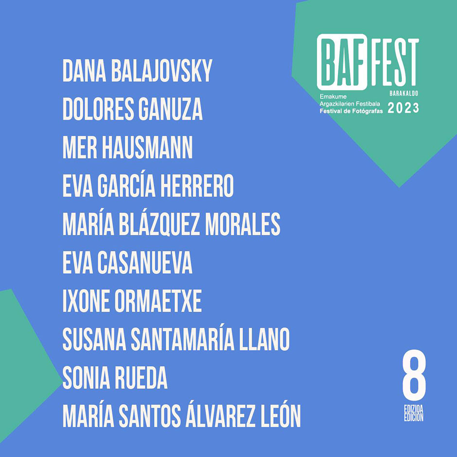 efti_fotografia's tweet photo. 🤩ORGULLO DE #FAMILIAEFTI 🙌
¡11 de las 30 fotógrafas seleccionadas para participar en los visionados @baffest_eus 2023 son #antiguasalumnasefti!
¡Quédate con sus nombres!
▶ https://t.co/qGkesJTWqJ
@fotopop_prods #alumnasefti #baffest #modosdemirar #mujeresfotografas https://t.co/CR8klbkN37