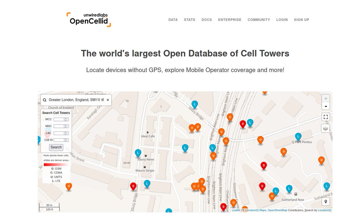 AllForOsint's tweet photo. Hey #OSINT, OpenCellID is the world's largest Open Database of Cell Towers. You can locate devices without GPS, explore Mobile Operator coverage and more! #CellPhone #CellPhoneSafety #mobile #phone
https://t.co/Fss4mUMIHW https://t.co/7qOwx6pUEA
