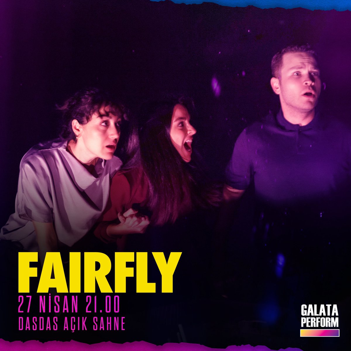 Biletler <a href="/MobiletOfficial/">Mobilet</a>’da! 📣

“Mark Levitas’ın yönettiği, Atakan Akarsu, Begüm Akkaya, Tuğçe Altuğ ve Barış Gönenen’in rol aldığı Fairfly, düşündürücü, sağlam, çağdaş ve evrensel metni, eseri başarıyla sahneye taşıyan reji ve oyuncularıyla kaçırılmamayı hak eden bir oyun”