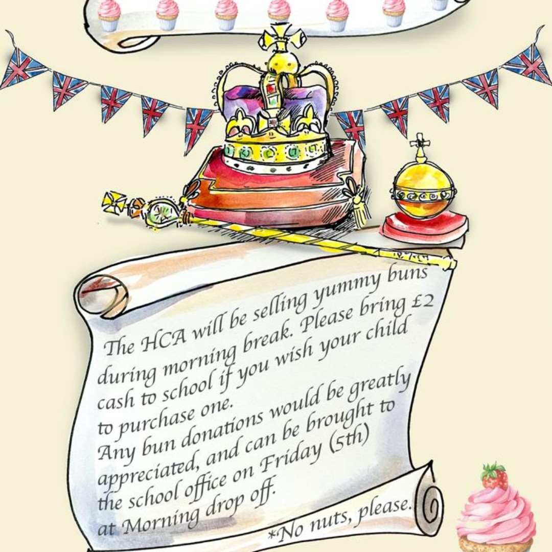 Hymers_College's tweet photo. 🧁 Something yummy for your diary 🧁: Our fantastic HCA will be holding a 'Coronation Bun Sale' in our Junior and Senior Schools on Friday 5 May during morning break! https://t.co/5bY2ZSmttu
