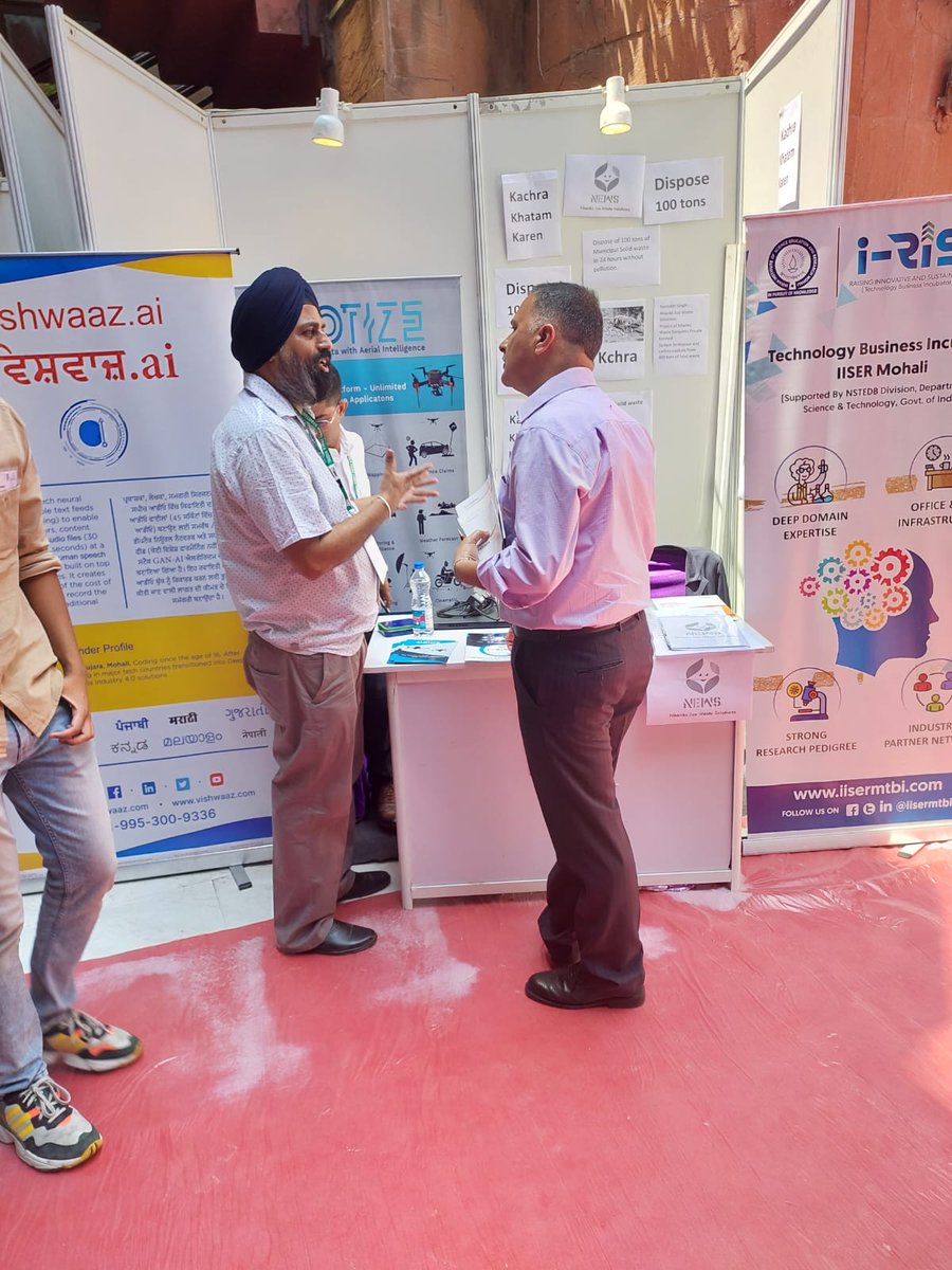 iisermtbi's tweet photo. We are thrilled to exhibit at #IndiaFirst Tech-Startup Conclave cum Expo &amp; Awards by AICRA with the Support of the Ministry of Electronics and Information Technology, GOI.

Along with i-Rise TBI our incubated startups also exhibited at this "Startup Mahakumbh"

#iisermtbi https://t.co/SAmaZZIADY