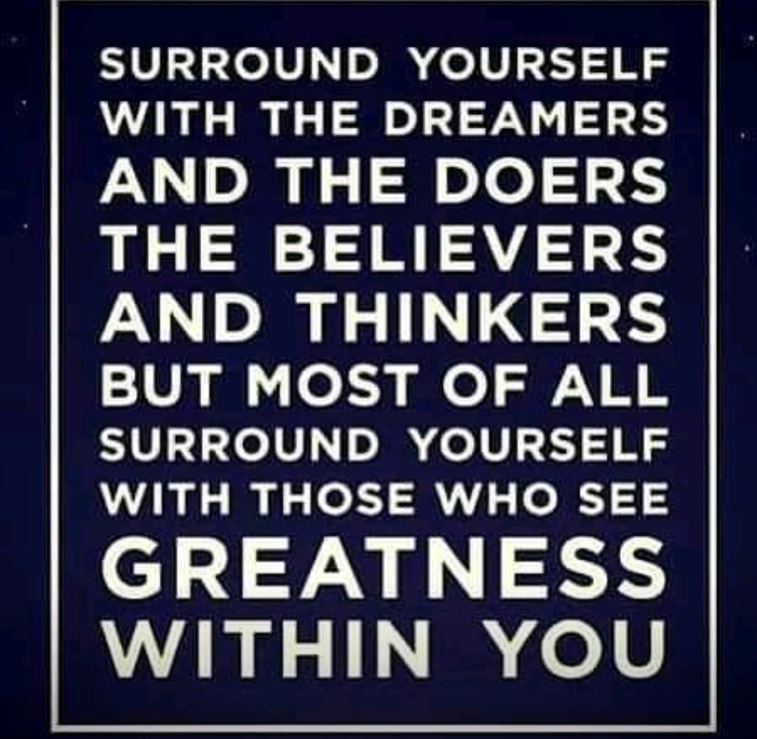Choose people wisely. 🧡