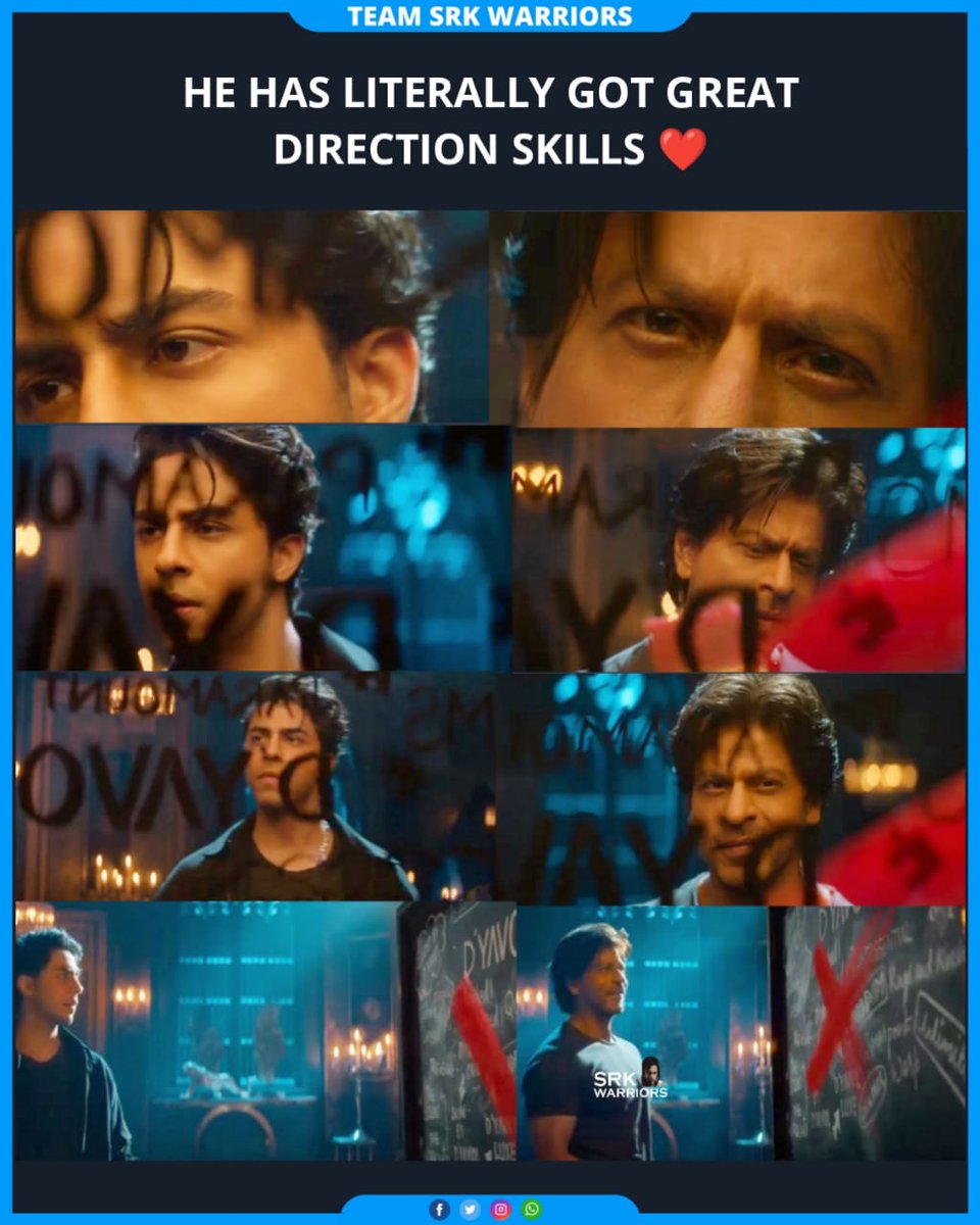 TeamSRKWarriors's tweet photo. He has literally got great direction skills ♥️

https://t.co/bU8BFOh9xP

#ShahRukhKhan #AryanKhan #DyavolXApril30 https://t.co/eT6rDLcGTf