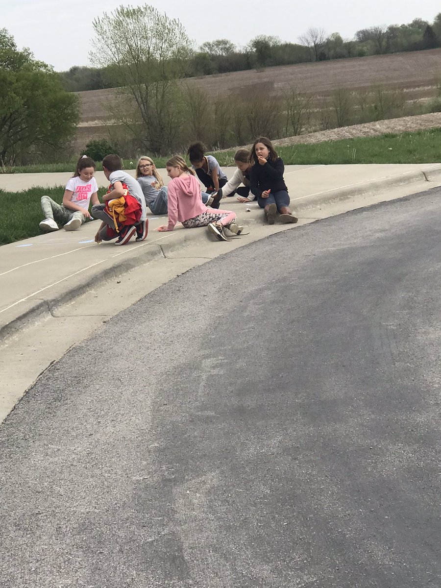 MrsAdams03's tweet photo. Chalk it up to a great first day of testing! Mystery prize for day 1 was a sidewalk chalk party! https://t.co/zwJYj5yGqC