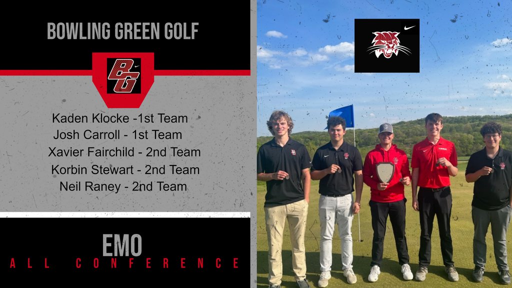 BGHSBobcats's tweet image. Congrats All  Conference Golfers!!