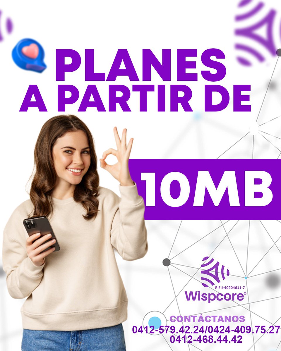 wispcore's tweet photo. Somos una empresa dedicada a garantizar planes reales y constantes
Servicio de Internet Residencial,Comercial y dedicado Zonas San diego Zona industrial y Los guayos
Contamos con : Servicio y mantenimiento de Red de Cámara de seguridad PC y lapto https://t.co/C9tmE8mm6r