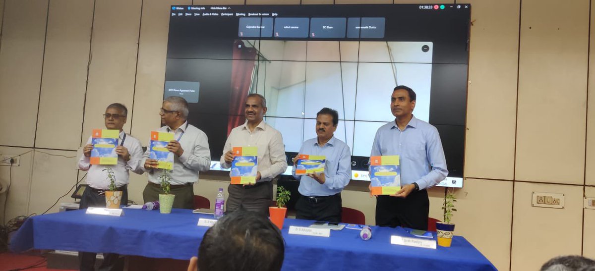 rajeevan61's tweet photo. Book on Heat and Cold Waves released ! 

Our Monograph on Heat and Cold Waves in India was released today by @Ravi_MoES 

https://t.co/9X6viNSWmk

Pl download &amp; use to know all the aspects of heat and cold waves in India. Request Retweet. 

@moesgoi @Indiametdept https://t.co/SIFz2yEvl4