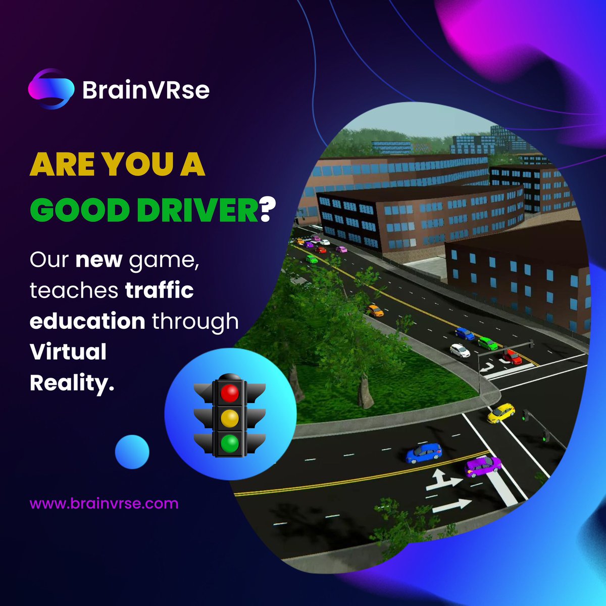 Traffic education through #VR ? 
It is true! #edtech #trafficeducation #VirtualReality