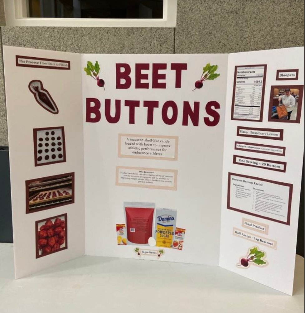OhioNutrition's tweet photo. Come to the Grover Center Atrium today from 9-10am to sample NUTR 4200 students' beet candies! Their task this year was to create a product that contained a physiologically-relevant dose of beet root powder for either the athletic population or the elderly. https://t.co/it9iz7a8DV