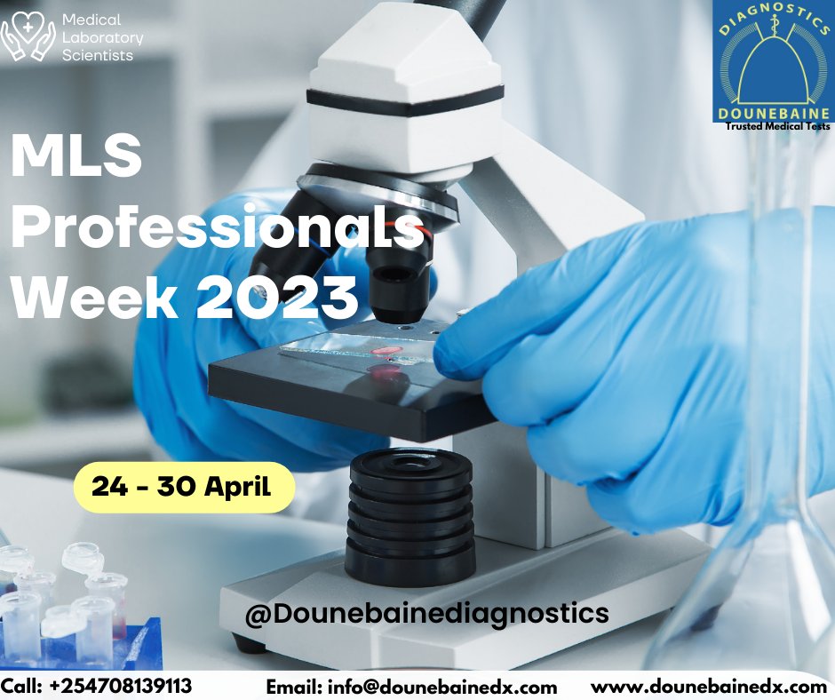 It's MLS (medical laboratory scientist) Professionals Week, and we're celebrating the wonderful lab technicians at DouneBaine diagnostics and all over the world, for their  dedication, hard work and care.

We appreciate you.

#Happyprofessionalsweek #labtechnician