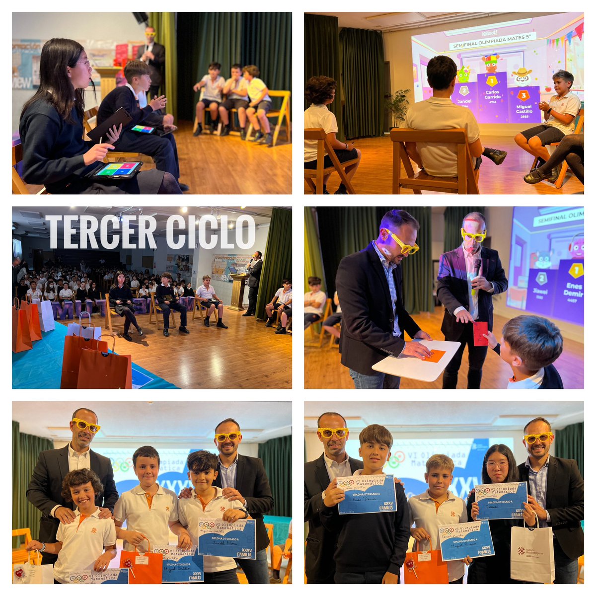 #OlimpiadaMatemática en #Primaria. Hoy, Estrella Científica en la #XXXVSemanaDeLaFamilia. ¡Enhorabuena a todos los finalistas! 
#DespertandoVocaciones