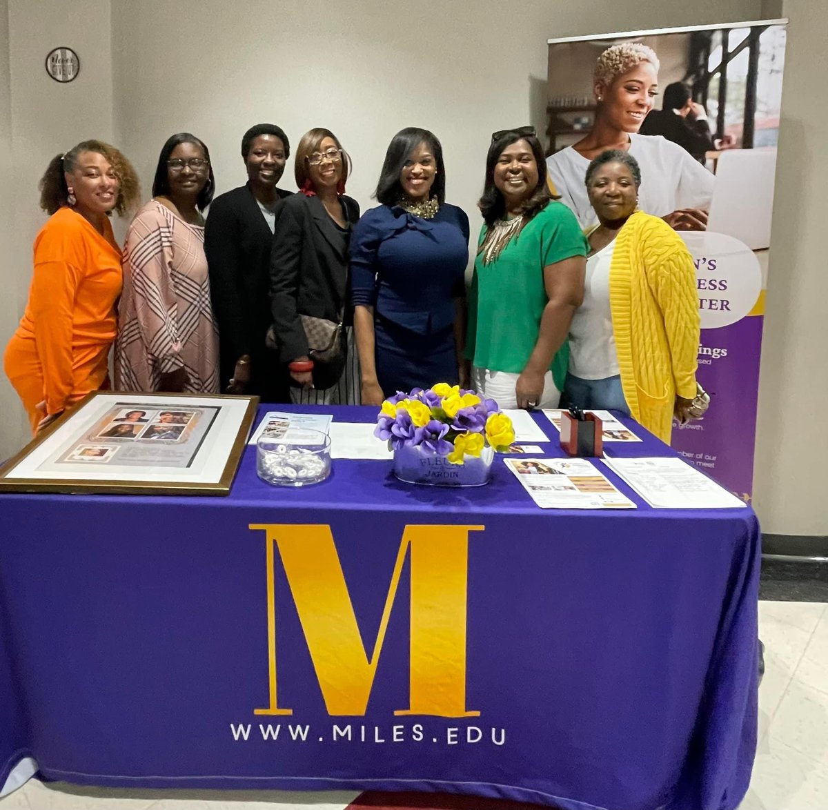 Our new Director of the Miles College Women’s Business Center with some of our ElevateHER program participants! @MilesCollege