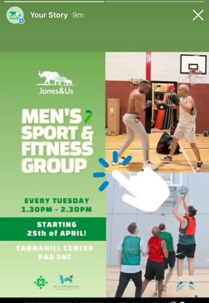 JonesUs10's tweet photo. Let’s go 💪🏾 remember these are free sessions @TannahillCentre https://t.co/E4mJMBop1f