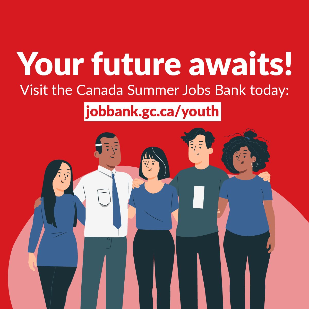 Exciting news! We are set to create over 400 jobs for youth in Mississauga #ErinMills and thousands across 🇨🇦 this summer!

These positions are funded by our #CanadaSummerJobs program and are now live at jobbank.gc.ca/youth