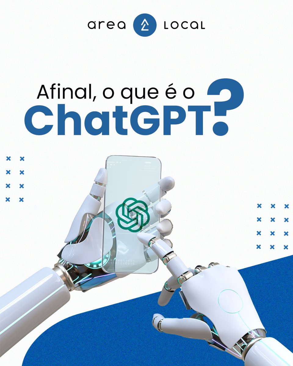 arealocal's tweet photo. O #CHATGPT vai dominar o mundo? 😱🤖
Saiba mais sobre o que é, e como usar corretamente o ChatGPT.
https://t.co/QKYZdgcdbs (Link na bio)
#arealocal #chatgpt #IA #InteligenciaArtificioal https://t.co/ACQGdqioRc