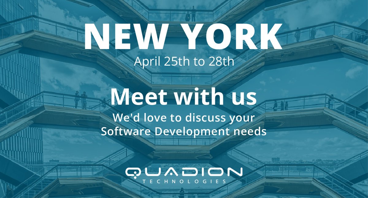 Today starts our business tour in NYC.

We'll be in town for business meetings this whole week 💻

Want to talk with us about business and tech? Don't be shy! Reach out so we can chat over coffee! ☕️

#digitalTransformation #nyc #usa #business #growth #nearshoring #devshop
