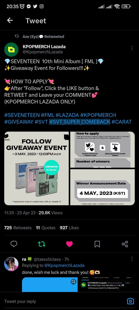 lidontips's tweet photo. @KpopmerchLazada @aze_inhibitor https://t.co/uCFLrIYPh4