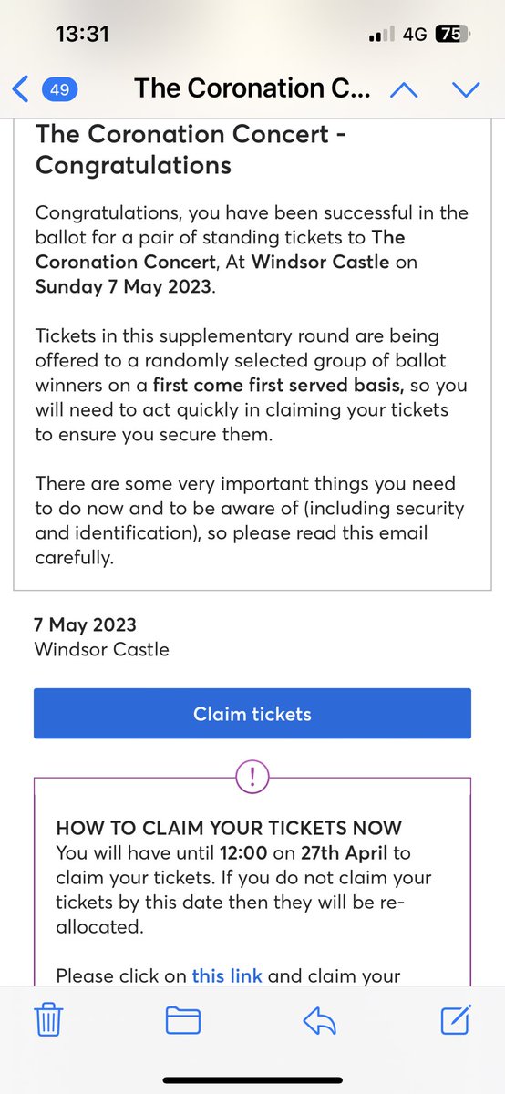 Berridge007's tweet photo. On a first come first serve basis. Ticket master have absolutely failed here and now many disappointed people who in fact will not be attending the concert https://t.co/ditbeU7isy