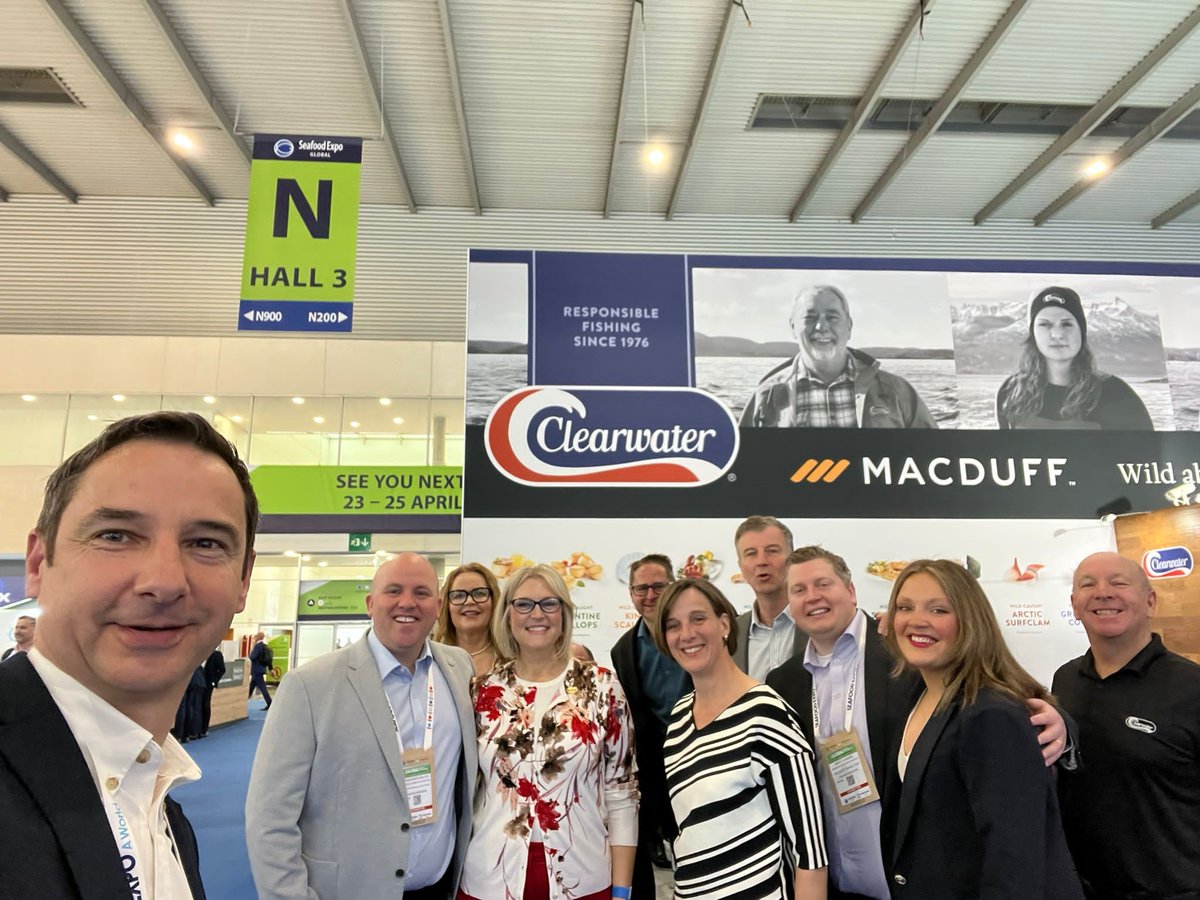 Clearwater Seafoods (@clearwatersea) on Twitter photo We're having a great first day <a href="/SeafoodExpo_GL/">Seafood Expo Global/Seafood Processing Global</a> in Barcelona, Spain! Connect with our team at stand 3M501 and discover Clearwater's premium shellfish offerings. #SEG #SEG23 #SeafoodExpoGlobal We're having a great first day <a href="/SeafoodExpo_GL/">Seafood Expo Global/Seafood Processing Global</a> in Barcelona, Spain! Connect with our team at stand 3M501 and discover Clearwater's premium shellfish offerings. #SEG #SEG23 #SeafoodExpoGlobal