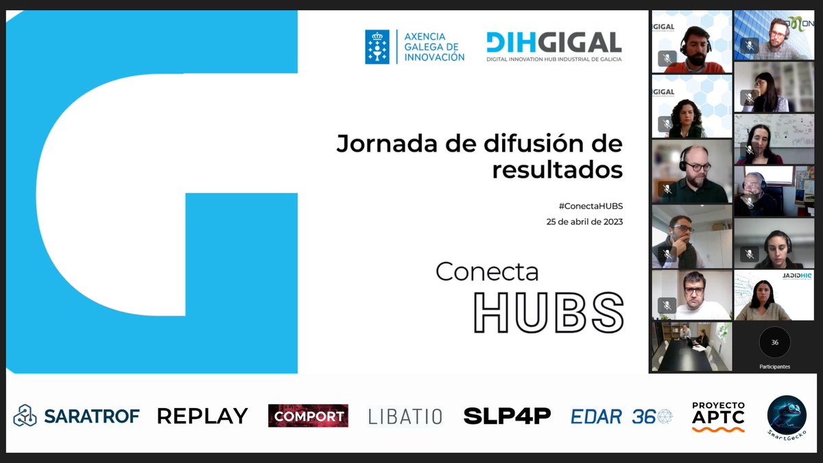 DIHGIGAL's tweet photo. 📢Hoy presentamos los 8 proyectos seleccionados en #ConectaHubs, una iniciativa para financiar proyectos colaborativos en #innovación digital de la mano del @axenciaGAIN
¡Orgullosos de ser organizar esta jornada! 💪🎉 #ConectaHUBs #RIS3Galicia #EuropaDixital #GAIN https://t.co/Ec2HrijB3M