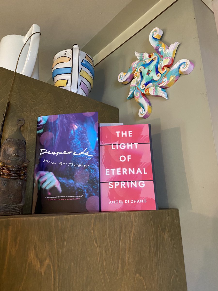 Angel’s first novel on sale today, hot on the heels of Sofia’s. April flowers amid the showers. Such exciting work…