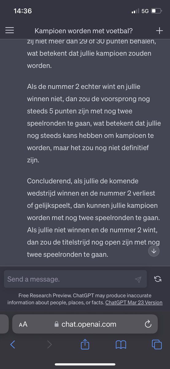 Ik hou echt van ChatGPT ❤️