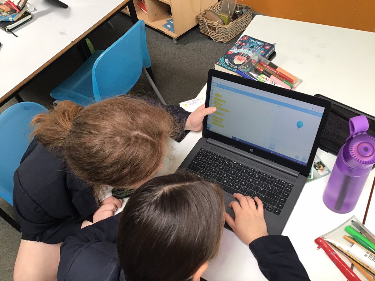 Year6LLTPA22's tweet photo. Some coding on scratch this afternoon for Computing, we are creating a score board for a sports team #ltpacomputing #WeAreBrightFutures https://t.co/to6JlKujh8