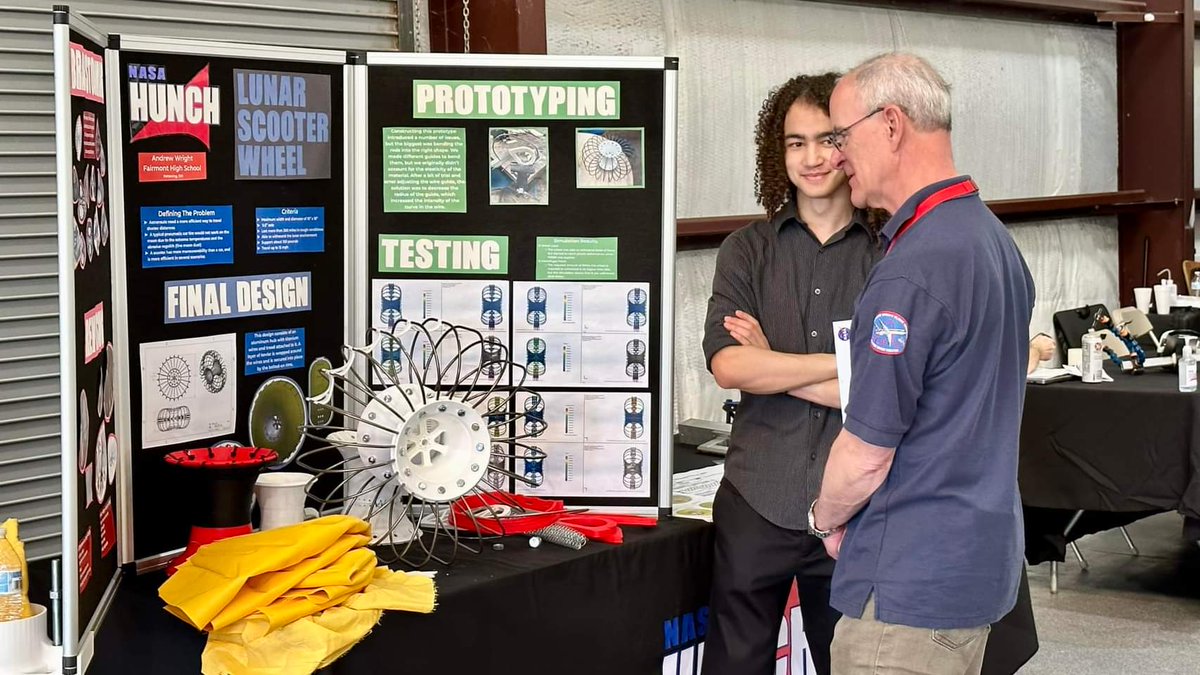 EngineeringCTC's tweet photo. Andrew was great presenting to the NASA engineers and astronauts! https://t.co/W8w6HCZkQj