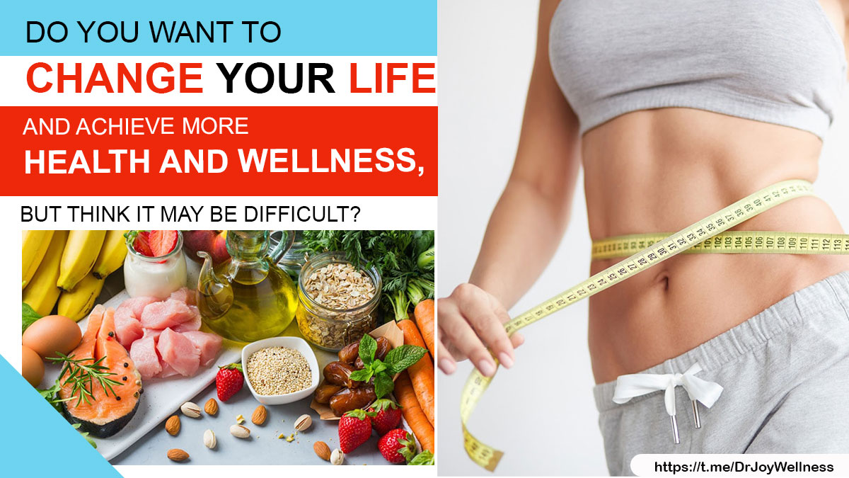 Do you want to change your life and achieve more health and wellness, but think it may be difficult? All you have to do is to be willing to change. 
👉 t.me/DrJoyWellness
#weightloss #wellnesswonderland #healthandwellness #nutrition #drjoy #nutritionist #obesity #fitness