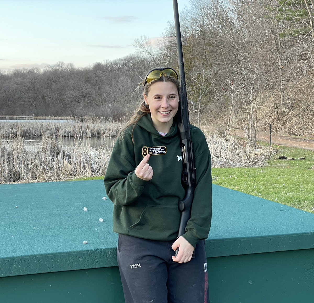 MWHS_Trap's tweet photo. Congratulations to @MWHS_Trap Senior Izy S on earning her first 25-straight last night. She’s been so close many times. Way to go! #MWHSPride https://t.co/k8KKdf6ACr