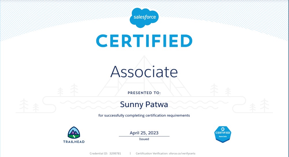 I am thrilled to announce that I have successfully completed the Salesforce Certified Associate Exam from @salesforce 
I would like to thank to @trailhead and Salesforce Trailblazer Community for their support throughout this journey!🤝
#Trailblazer #SalesforceCommunity