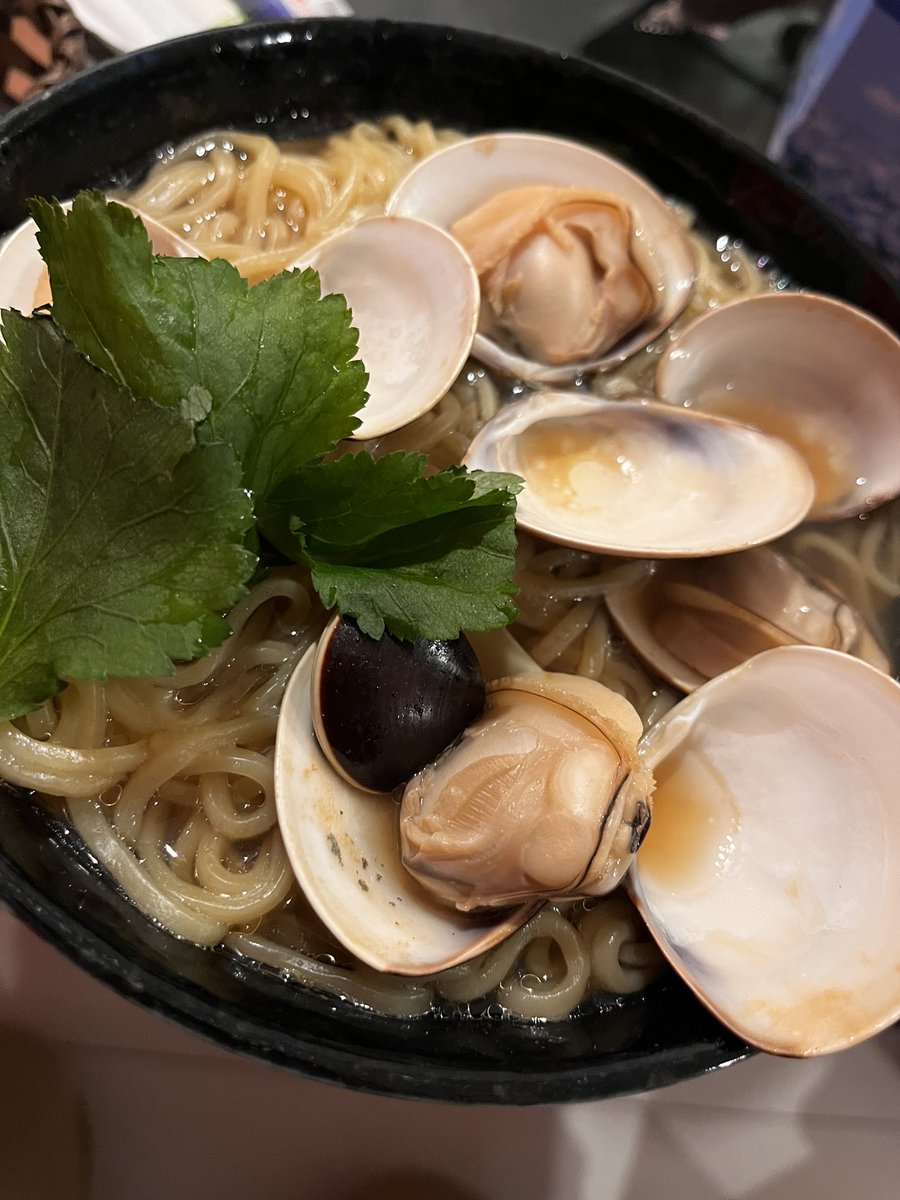 RYUU38846188's tweet photo. 今日ははまぐりラーメン作ってみた🍜 https://t.co/uPbUYFl5jf