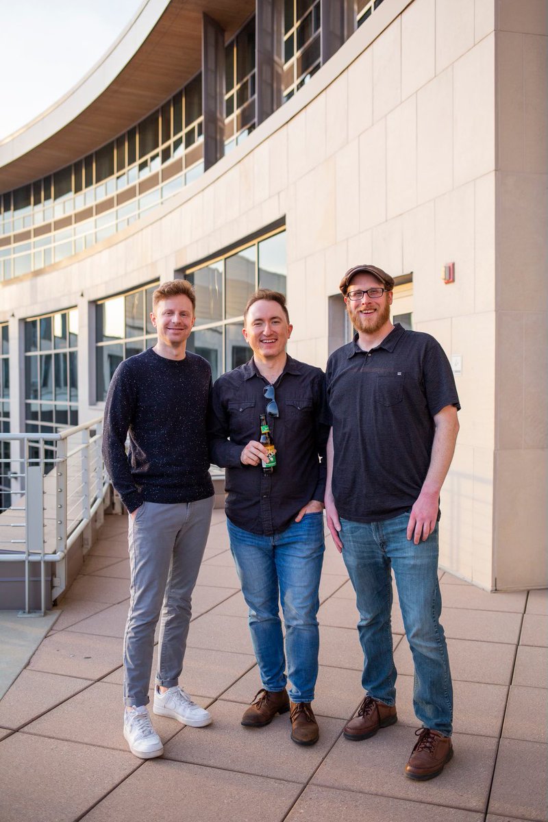 ReelFanatics's tweet photo. Your humble hosts, Jared, Michael and Joe at the @wifilmfest screening of their new true crime documentary, BEYOND HUMAN NATURE. https://t.co/3SjQ5RqRhr