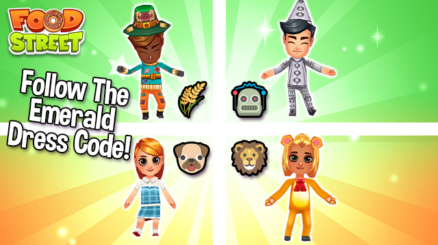 PlayFoodStreet's tweet photo. What Oz fashion will your Dorothy's Diner staff be wearing? Using emojis only, let us know in the comments below! https://t.co/BqQpt8gXKq