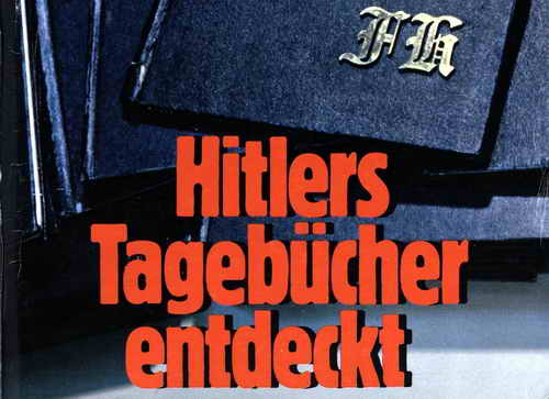Arefuwe's tweet image. #OTD-25.04.1983: Im Verlagshaus Gruner+Jahr gibt die Illustrierte #Stern bekannt, nach 3 J. Recherche seien „Hitlers Tagebücher“ gefunden worden. An der #Echtheit könne nicht gezweifelt werden, die #Geschichte müsse neu geschrieben werden. #Fake mehr: aref.de/kalenderblatt/…
