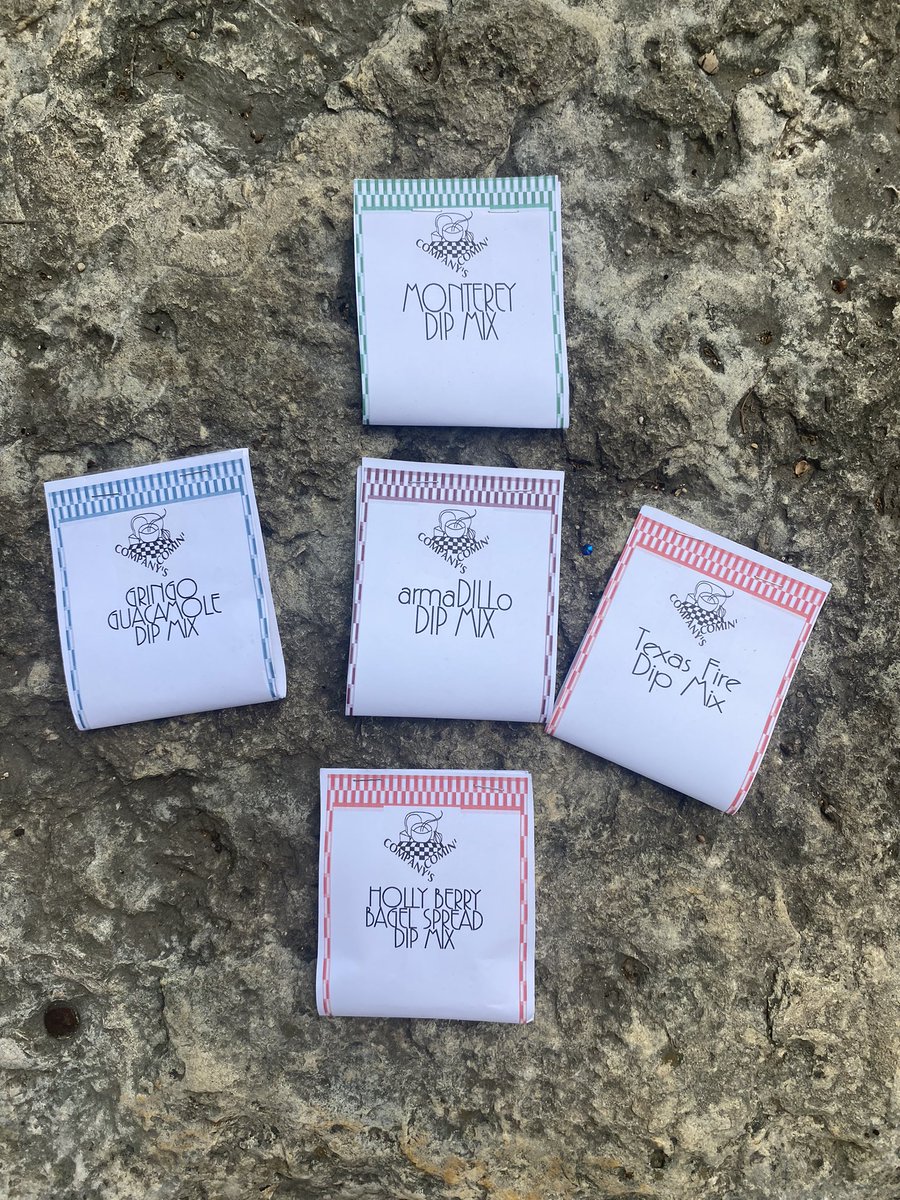 companyscomin's tweet photo. Just a few of our dip mixes! Be sure and download our NEW APP in the App Store for easier shopping! #linkedin #covid #instadaily #business #snapchat #motivation #photooftheday #likes #video #f #live #followers #n #s #model #spotify #news #marketingdigital #followme #smile https://t.co/R2iIG5BfMP