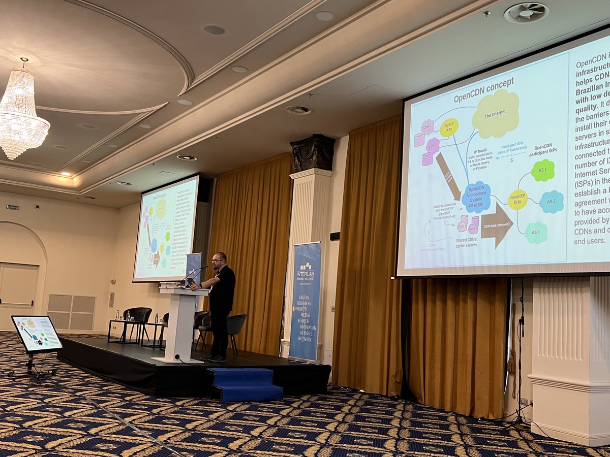 euroix's tweet photo. Back on the stage this afternoon is Antonio Marcos Moreiras talking about the #Progress of the #OpenCDN Initiative, by https://t.co/XETOZTfCn2, @ComuNICbr.
#challenges #ISPs #cost https://t.co/82mUdp5LXs